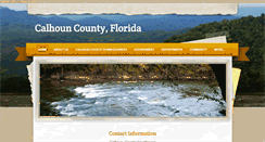 Desktop Screenshot of calhouncountyfl.org